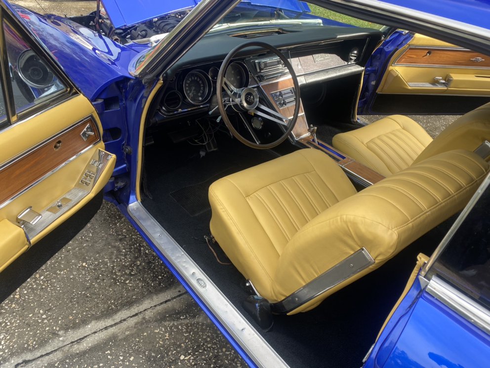 Classic Buick Riviera interior after deep interior detailing