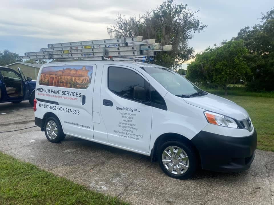 Commercial work van cleaned and detailed for a local business