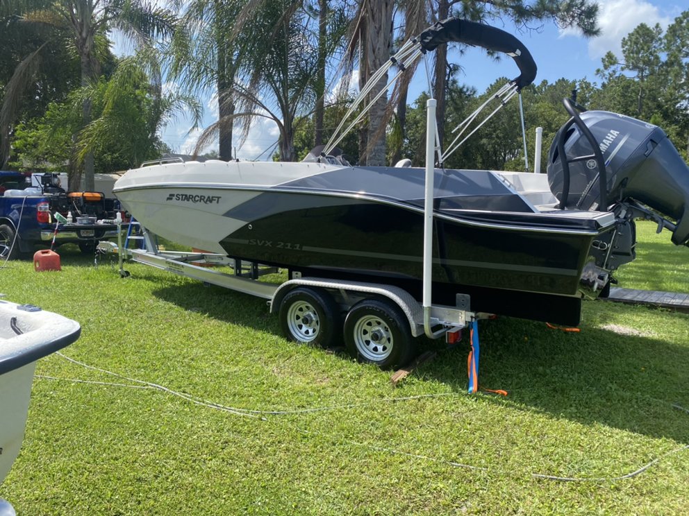 Starcraft SVX 211 deck boat detailed in Lake County, FL